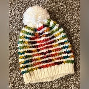 Rainbow Knit Beanie